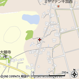 兵庫県加西市豊倉町344周辺の地図