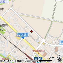 滋賀県甲賀市甲賀町大原市場781周辺の地図