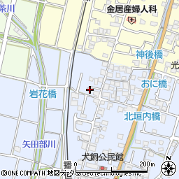 兵庫県姫路市香寺町犬飼392-2周辺の地図