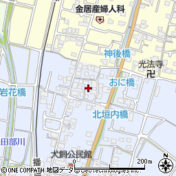 兵庫県姫路市香寺町犬飼363-1周辺の地図