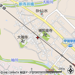 滋賀県甲賀市甲賀町大原市場477周辺の地図