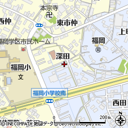愛知県岡崎市上地町赤菱18-2周辺の地図