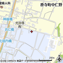 兵庫県姫路市香寺町犬飼312-3周辺の地図