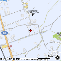 兵庫県三田市大原332周辺の地図