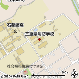 三重県消防学校周辺の地図
