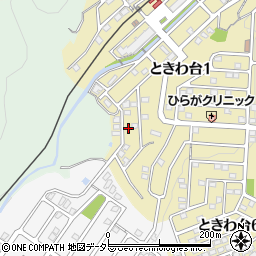 大阪府豊能郡豊能町ときわ台1丁目22周辺の地図
