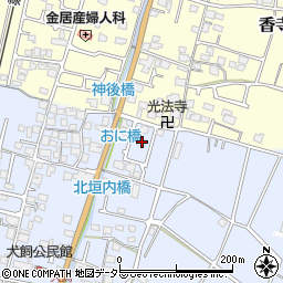 兵庫県姫路市香寺町犬飼327周辺の地図