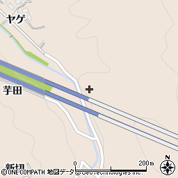 愛知県岡崎市鹿勝川町フキ田周辺の地図