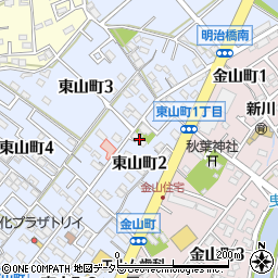 愛知県碧南市東山町2丁目21周辺の地図