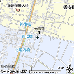 兵庫県姫路市香寺町犬飼324-2周辺の地図