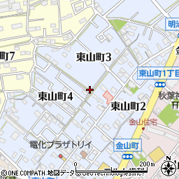 愛知県碧南市東山町3丁目70周辺の地図