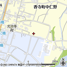 兵庫県姫路市香寺町中仁野10-3周辺の地図