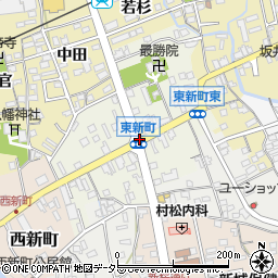 愛知県新城市屋敷周辺の地図