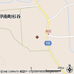 滋賀県甲賀市甲南町杉谷3549周辺の地図