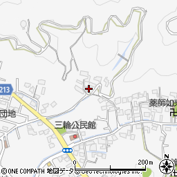 静岡県藤枝市岡部町三輪22周辺の地図