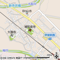滋賀県甲賀市甲賀町大原市場856周辺の地図