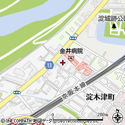 ライオンズマンション淀城公園周辺の地図