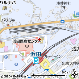 国立病院機構浜田医療センター（独立行政法人）附属看護学校周辺の地図