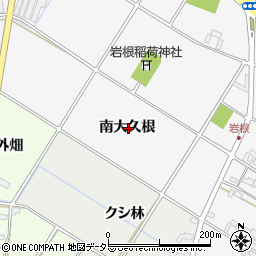 愛知県安城市小川町南大久根周辺の地図
