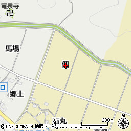 愛知県岡崎市桑谷町佃周辺の地図