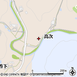兵庫県三田市香下1980周辺の地図
