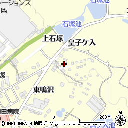 愛知県額田郡幸田町坂崎皇子ケ入3周辺の地図