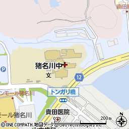 猪名川町立猪名川中学校周辺の地図