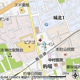 カネ美食品株式会社ユニー新城店周辺の地図