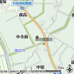 愛知県新城市杉山小寺前周辺の地図
