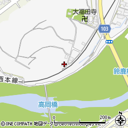 三重県鈴鹿市高岡町1404周辺の地図
