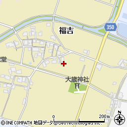 兵庫県加東市福吉265-2周辺の地図