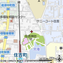 愛知県半田市宮路町305周辺の地図