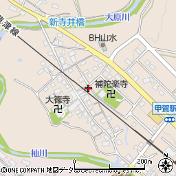 滋賀県甲賀市甲賀町大原市場867周辺の地図
