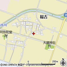 兵庫県加東市福吉269周辺の地図