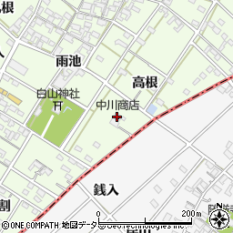 中川商店周辺の地図