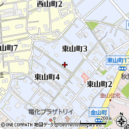愛知県碧南市東山町3丁目67周辺の地図