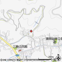 静岡県藤枝市岡部町三輪26周辺の地図