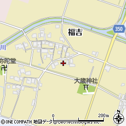 兵庫県加東市福吉268周辺の地図