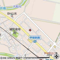 滋賀県甲賀市甲賀町大原市場789周辺の地図