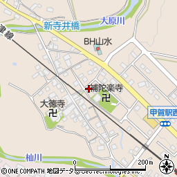 滋賀県甲賀市甲賀町大原市場865周辺の地図