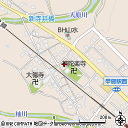 滋賀県甲賀市甲賀町大原市場862周辺の地図