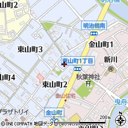 愛知県碧南市東山町2丁目12周辺の地図
