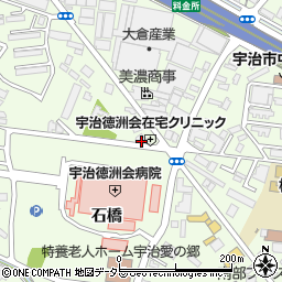 ファミリーマート宇治中川原店周辺の地図