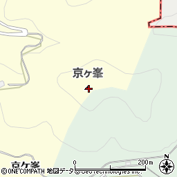 京ケ峯周辺の地図
