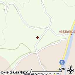 岡山県新見市哲多町老栄1152周辺の地図