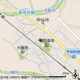 滋賀県甲賀市甲賀町大原市場480周辺の地図