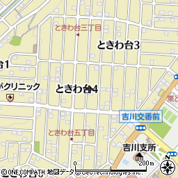 大阪府豊能郡豊能町ときわ台4丁目周辺の地図