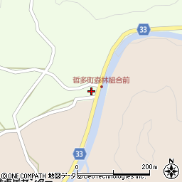 岡山県新見市哲多町老栄1027周辺の地図