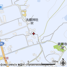 兵庫県三田市大原318周辺の地図