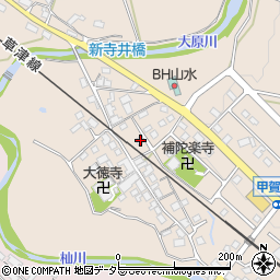 滋賀県甲賀市甲賀町大原市場485周辺の地図
